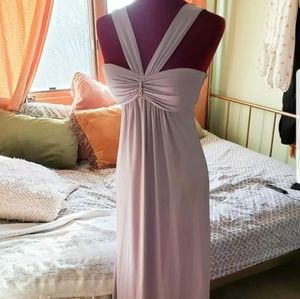 B. Darlin Lavender Long Formal Dress Junior's 3/4